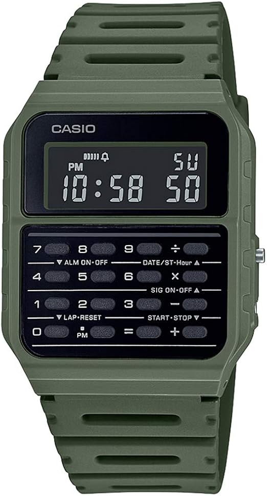 Amazon Com Casio Ca 53wf 3b Calculadora Verde Digital Reloj Para Hombre Original Nuevo Clasico Ca 53 Clothing Amazon Com Casio Ca 53wf 3b Calculadora Verde Digital Reloj Para Hombre Original Nuevo Clasico Ca 53 Clothing