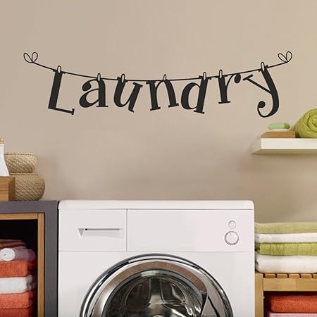Laundry Room Wandaufkleber – Laundry Room Aufkleber – Waschküche Wall