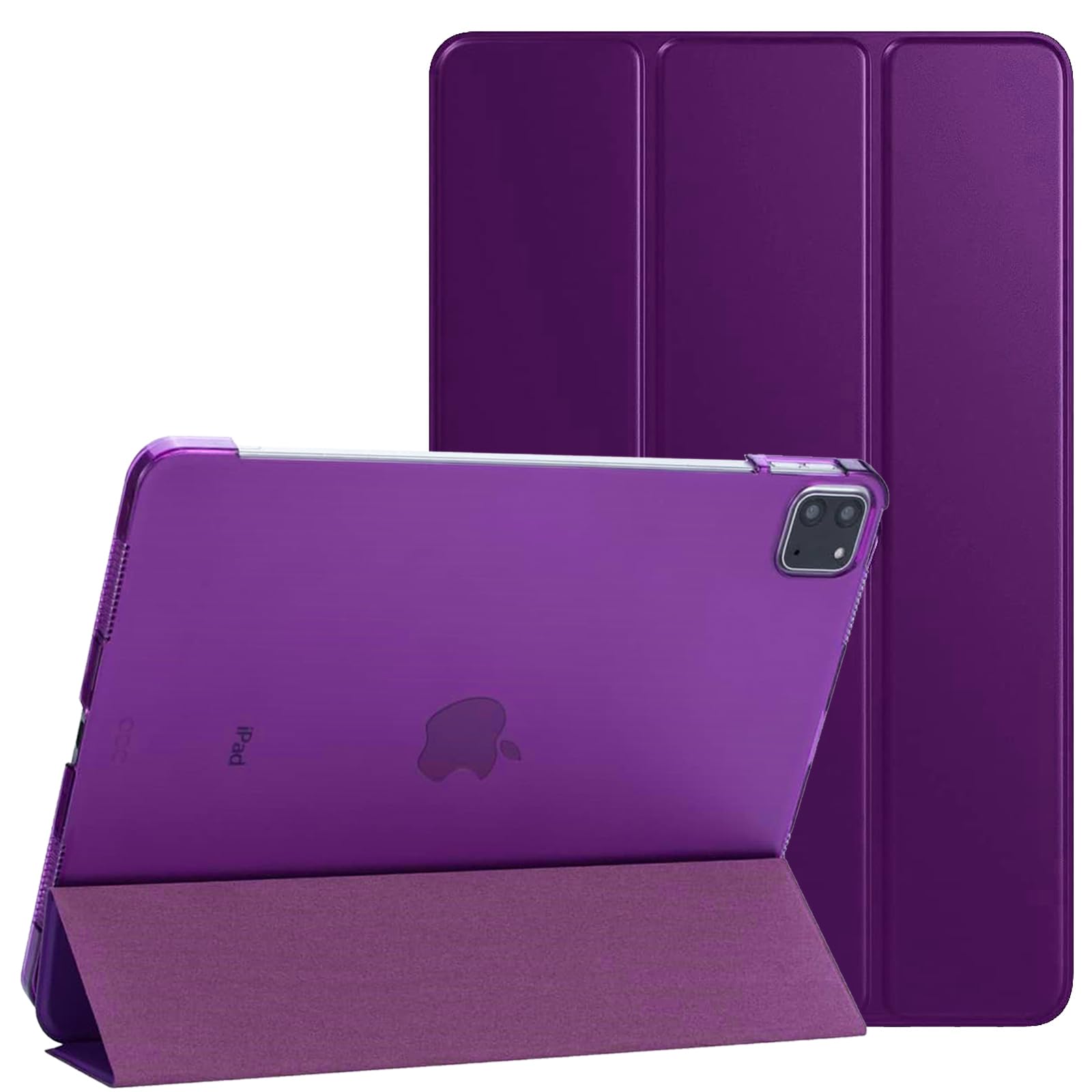 PROTech Smart Case for iPad Pro 11 Inch, 2022/2021/2020-18 Model, Slim Stand Hard Back Shell Smart Cover with Auto Wake/Sleep (Purple)