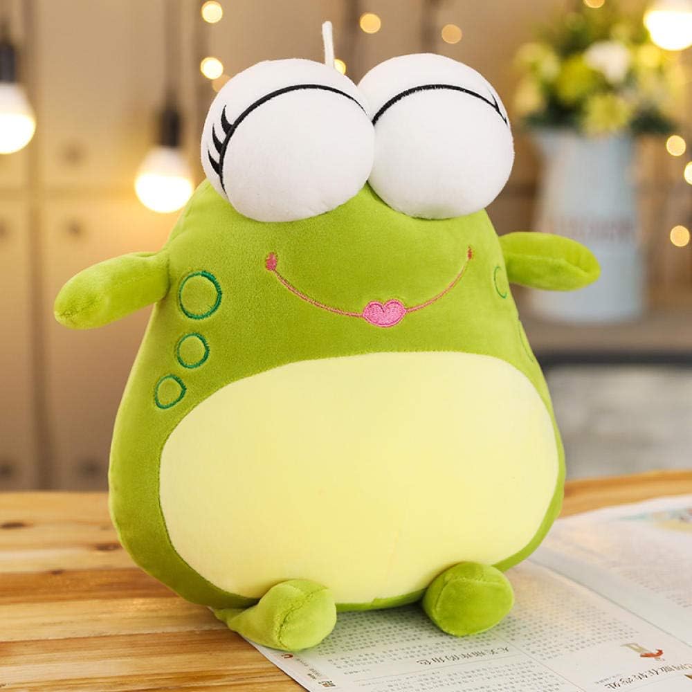 green frog doll