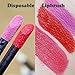 Teenitor 150pcs Disposable Lip Brushes/Eyeliner Brushes/Eyelash Mascara Brushes Combo, Perfect Makeup Tool Kits
