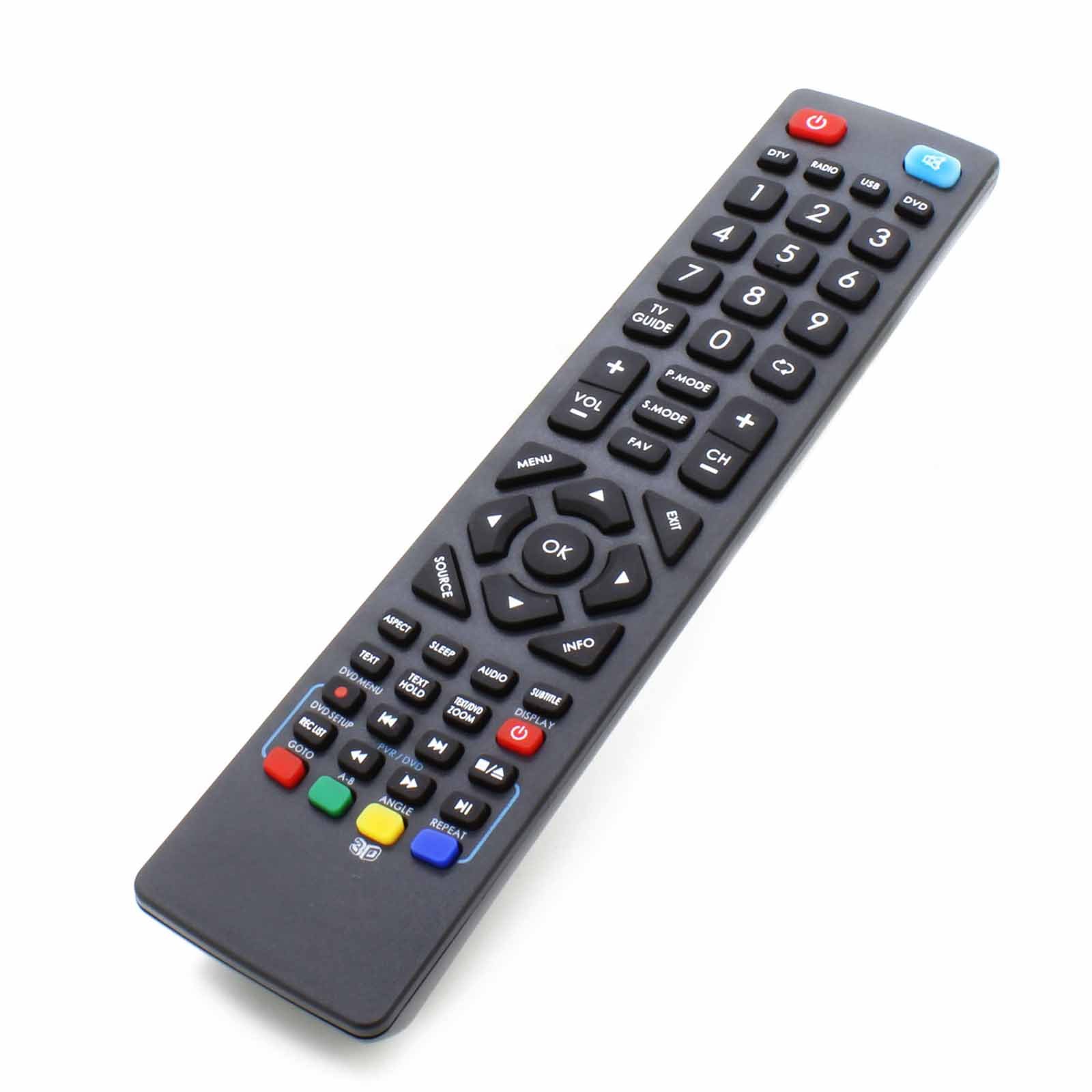 Remote Control for LCD TV BUSH UNF/RMC/0002 215/207F,215/207FDVD,215207F,215207FDVD,22/207F,22/207FDVD,22207F,22207FDVD,24/207F,24/207FDVD,24/207FDVDP,24/207FDVD