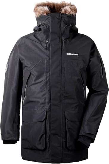 Didriksons Marcel Parka, Schwarz, Medium