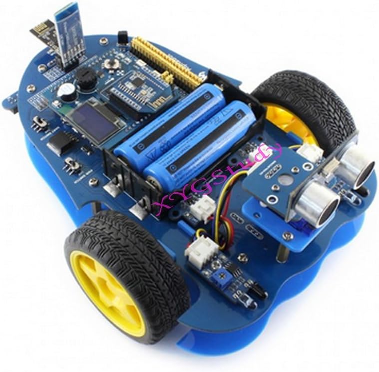 New AlphaBot Bluetooth Ultrasonic Sensor Robot Building Starter Kit with Controller UNO Plus and Accessory Shield Sensors @XYGStudy