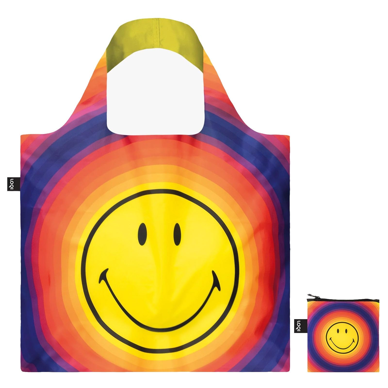 LOQI Bag SM.RA SMILEY Rainbow Capsule Recycled Bag