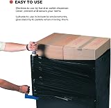 TPZ The Packaging Zone Multi Use Pallet Wrap 400mm x 250m Black 4 Rolls view 5
