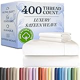 400 Thread Count Cotton Sheet Set - Queen Size