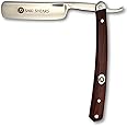 Saki Shears Professional Straight Razor for Men - Barber Shaving Razor - Stainless Steel, Wood Handle and Display Box (Hagane)