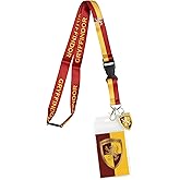 Harry Potter Gryffindor Lanyard With 3D Metal Charm ID Card Holder And Sticker