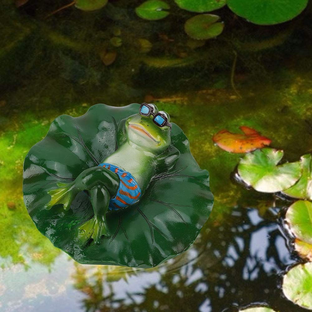 Duokon Piscina Estanque Animal Flotante Verdadero para la Naturaleza