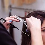 Candure Professional Hair Scissors 6.5" Barber Shears Stainless Steel Hair view 6