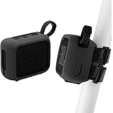 TXEsign Silicone Case for JBL Go 4, Go 4 Protective Cover, Travel Carrying Pouch w Anti-Dust Charging Cover Speaker Mount Strap (Black)