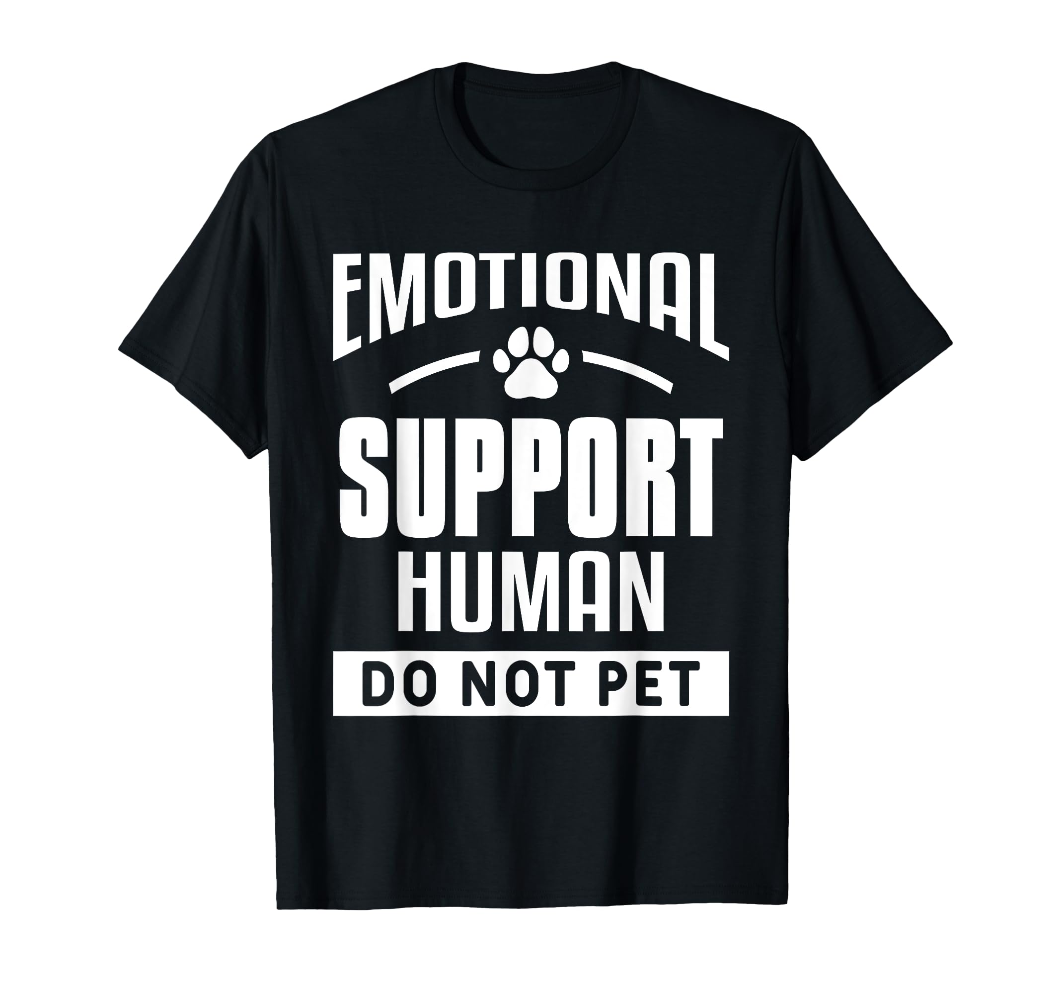 Emotional Support Human Do Not Pet Trained Dogs Service Dog T-Shirt