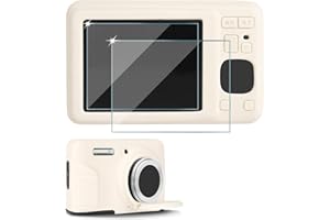 Silicone Case for Kodak PIXPRO FZ55 Digital Camera, Soft Protective Cover Sleeve with Removable Lens Cap & Screen Protectors 