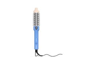 Farery Mini Thermal Brush for Short Hair, 1.2 Inch Ionic Heated Round Brush, 3 Heat Settings up to 210°C, Tourmaline Ceramic 