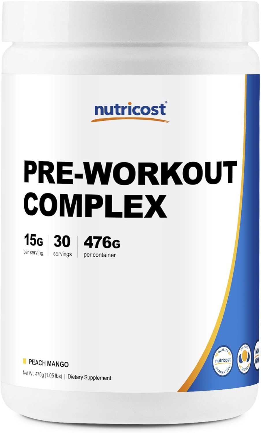 Nutricost Pre-Workout Complex 30 Servings (Peach Mango): Health & Personal Care