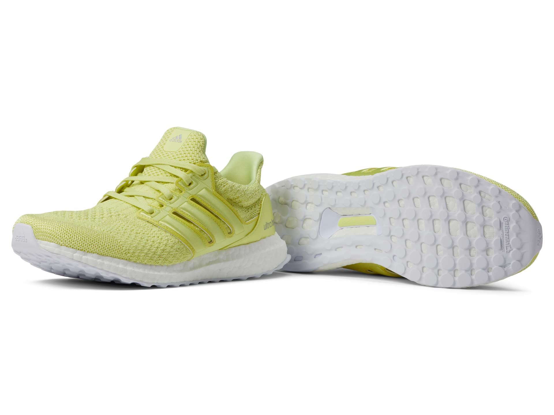 Photo 1 of **Dirty** adidas Men's Ultraboost 5.0 DNA Running Shoes (10, Pulse Yellow/Pulse Yellow/White, Numeric_10)