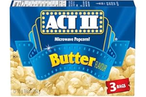 Act II Microwave Gourmet Popcorn - Butter (234g (3 x 78g), 12 Count)