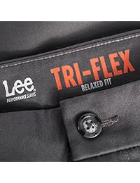 LEE Performance Series Tri-Flex pantalón de ajuste relajado sin hierro para hombre