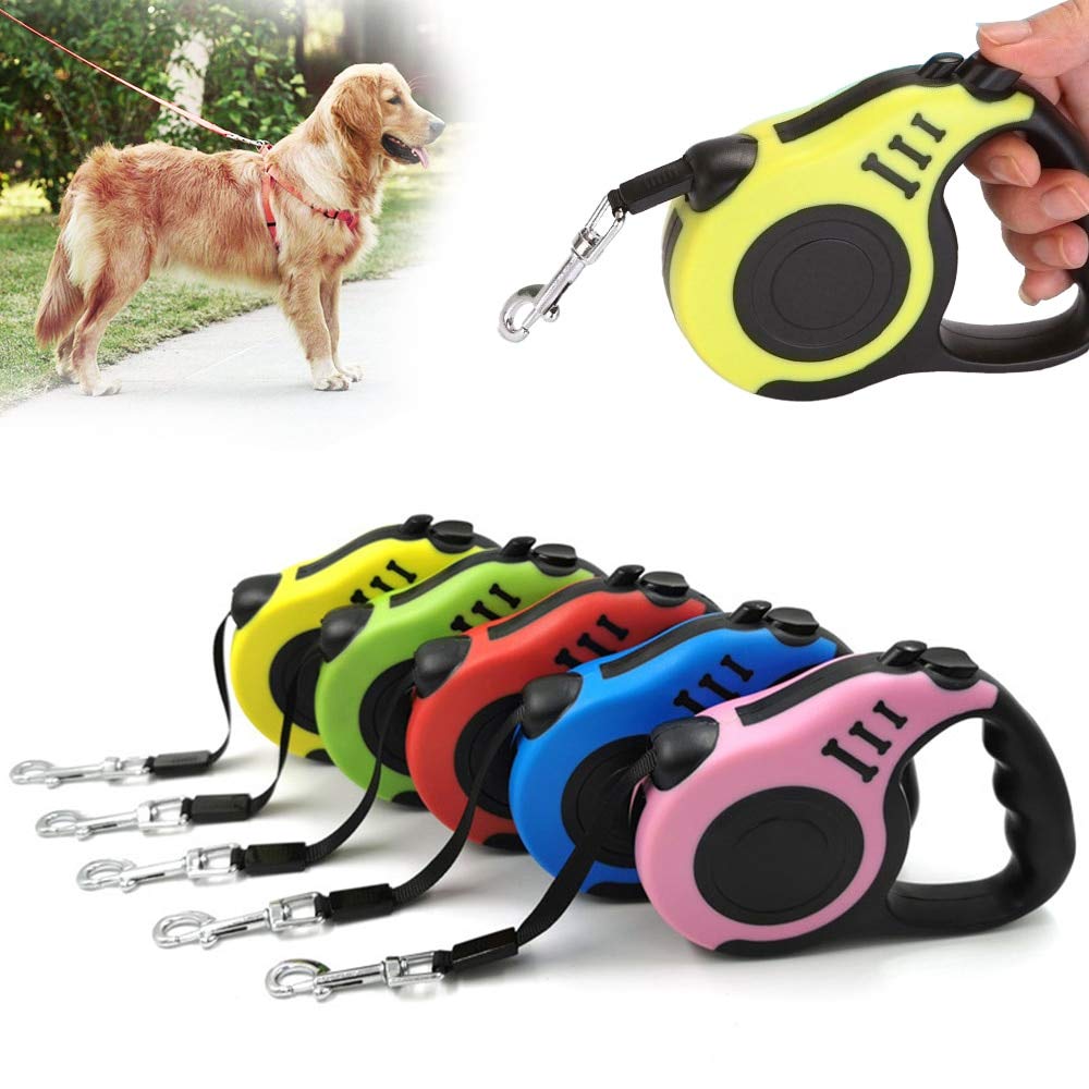3m 5m Durable Leash Automatic Retractable Nylon Cat Lead Extension