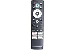 Replacement Remote Compatible with Hisense TV Remote, Smart, Voice Control & Bluetooth, Universal for Hisense Google, Android