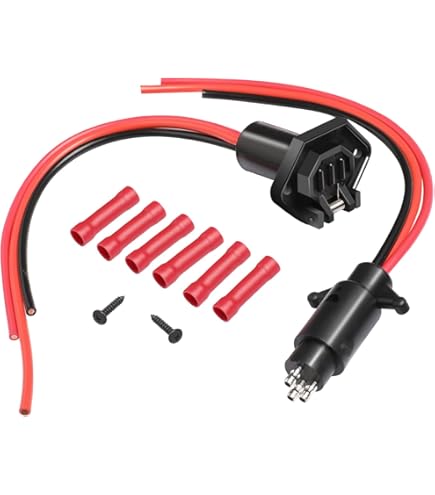 Heavy Duty Matching Trolling Motor 8g Plug & Socket Set 12 Or 24 - Foto 5