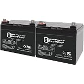 Mighty Max Battery, ML35-12 - 12 Volt 35 AH SLA Battery - Pack of 2
