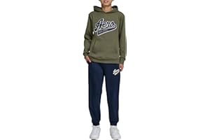AEROPOSTALE Boys 2 Piece Outfit - Pullover Hoodie and Athletic Pants, Youth Jogger Sweatpants and Sweatshirt, Sizes 4-12