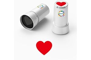 WAHXIAOSW Self-Inking Heart Stamp for Teachers, Hand Stamps for Events and Classroom, Teacher Stamps for School, Greeting Cards, and Scrapbooks