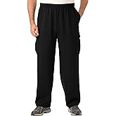 KingSize Men's Big & Tall Fleece Cargo Sweatpants