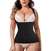 REDPAI Women's Tummy Control Shapewear Tank Tops Underbust Body Shaper Slimming Compression Camisole Fajas Waist Trainer