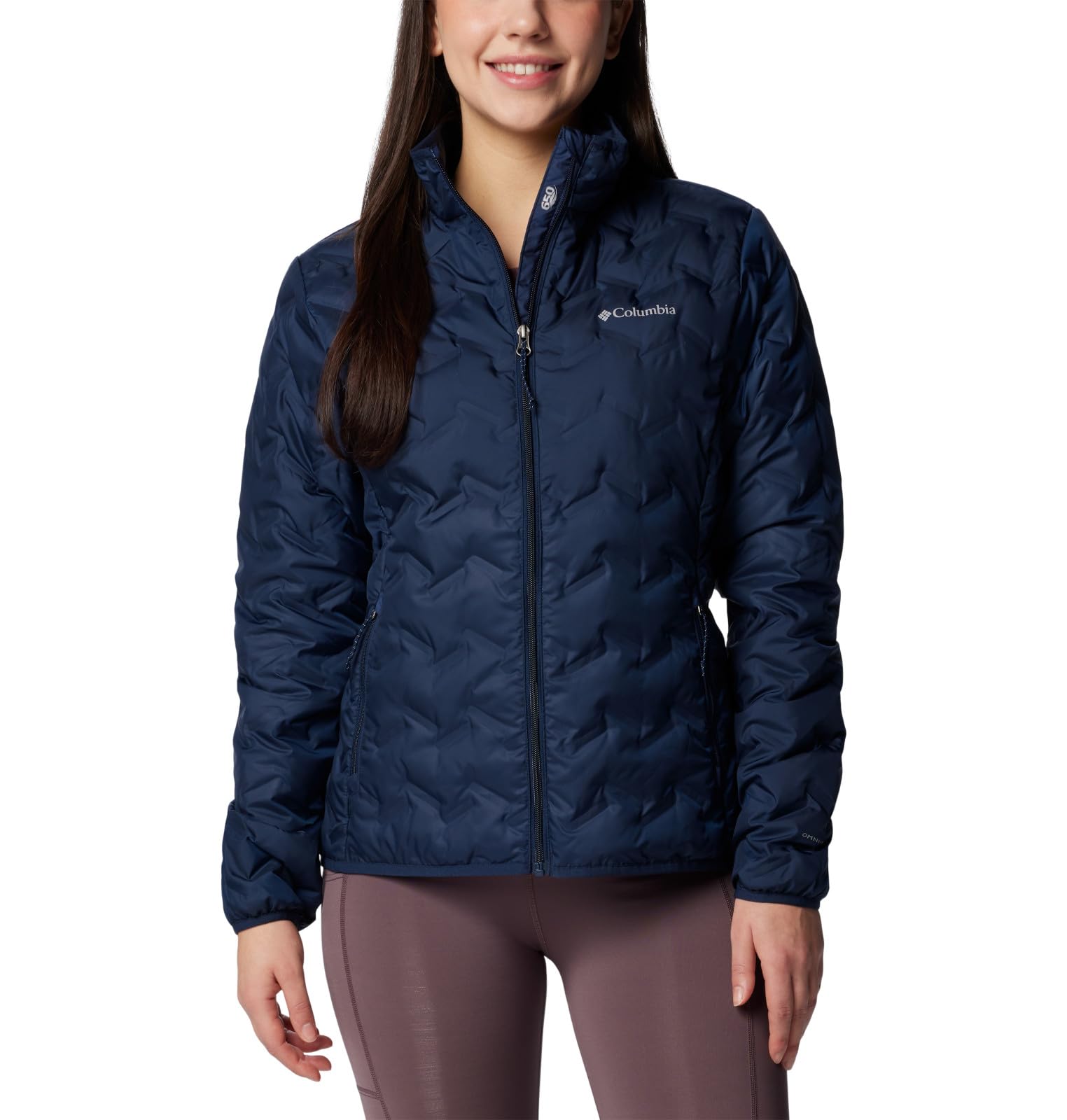 Photo 1 of **MINOR TEAR**LOOK AT LIVE PHOTO**
Columbia Women's Delta Ridge II Down Jacket, Collegiate Navy, Large