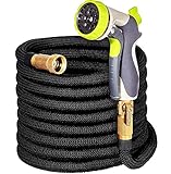 Garden Hose, Fivanus 50ft Portable Flexible Expandable Water Hose with 8 Pattern