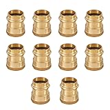 (Pack of 10) EFIELD Press Brass Adapter, 3/4-Inch