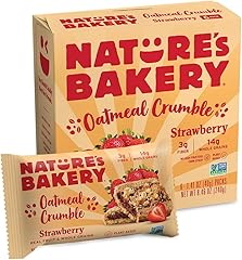 Nature's Bakery Oatmeal Crumble Strawberry Bars, 1.41 Oz, 6 Ct