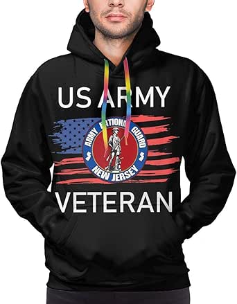 Amazon.com: New Jersey Army National Guard Veteran Men's 3D Print Pullover Hoodie Sweatshirt 