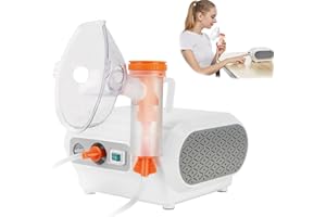 MAYLUCK Portable Compressor Nebulizer, Nebulizer Machine with 1 Set Accessory, Jet Nebulizers Personal Steam Inhaler Cool Mist Compressor System for Kids Adults