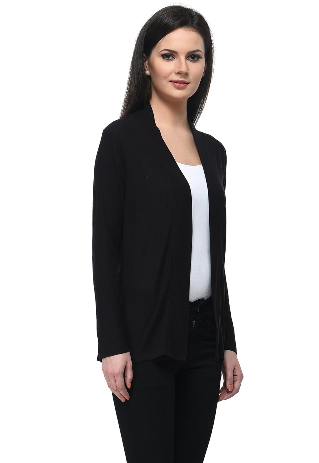 frenchtrendz women viscose crepe shrug