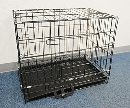 Amazon Iimono117 折りたたみ式 ペットケージ スライドトレー付き ドッグサークル 大型犬用 犬 猫 ペット ハウス トレイ 旅行 移動 お出かけ ゲージ 小型犬 中型犬 大型犬 ハウス サークル ｌサイズ Iimono117 ケージ 通販