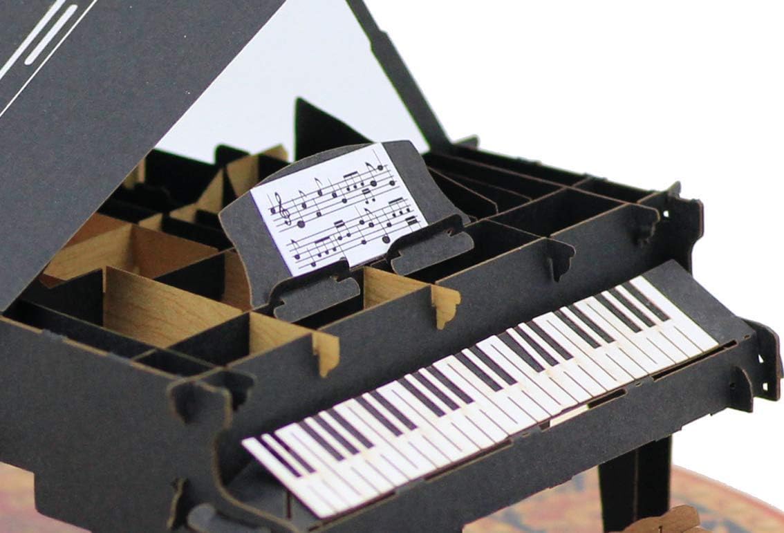PopLife Grand Piano Pop Up Card for All Occasions, Happy Birthday, Graduation, Congratulations, Retirement, Fathers Day - Image 4