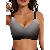 Ninee Womens Wireless Bras No Underwire Tshirt Bras Supportive Seamless Push Up Full Coverage Bralette Comfort Everyday Bra