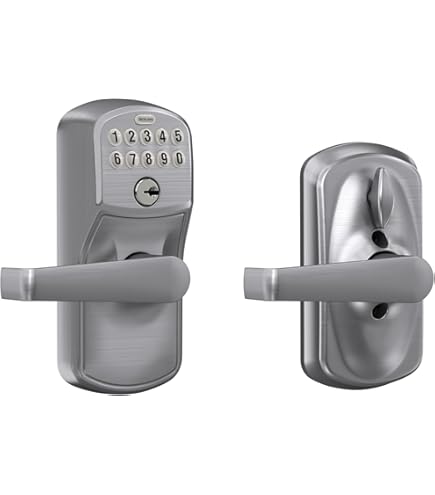 Alarm Lock T2 Digital Keypad Lock - 100 User Codes, Satin Chrome, ANSI Grade 1
