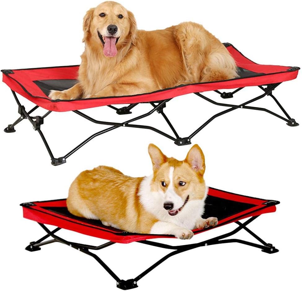 folding camping dog bed