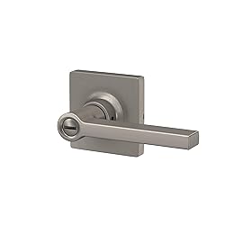 Lock Scout Straight Lever with Square Trim Bedroom