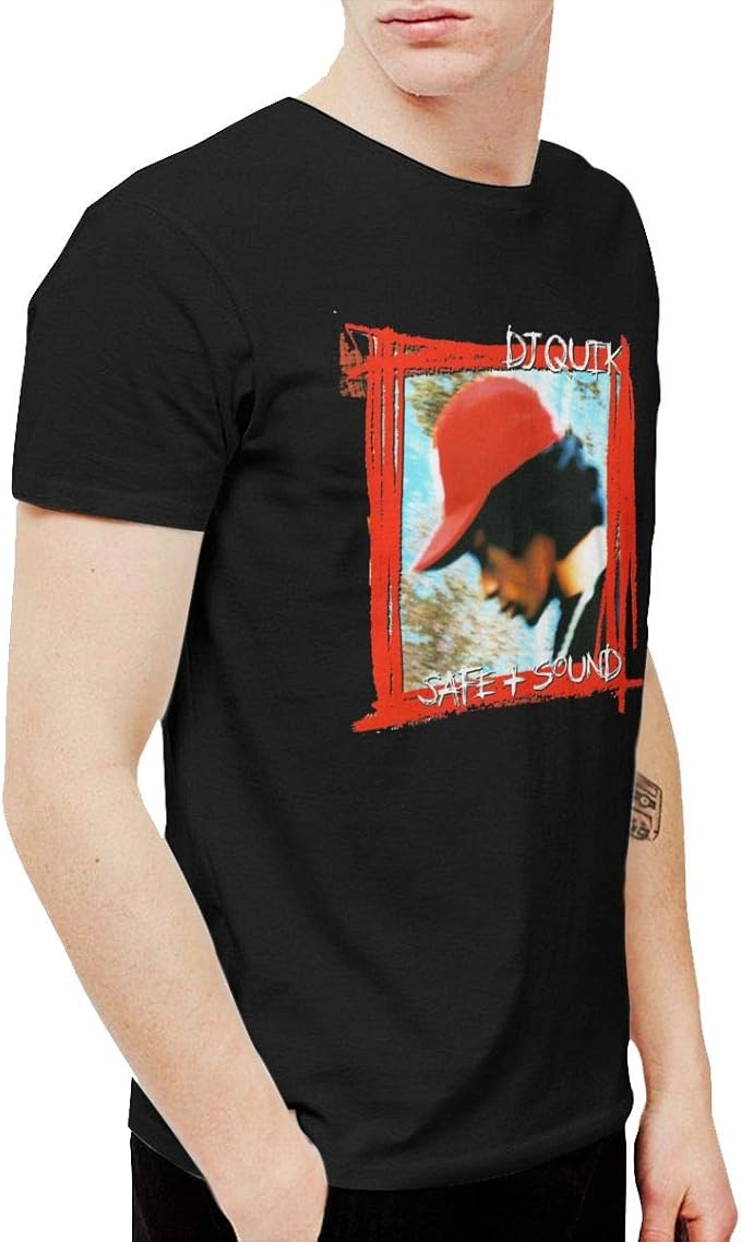 Dj Quik Safe + Sound Men's Short Sleeve TShirt Black XL