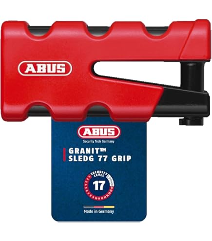 Amazon.com: Abus 68 Brake Disc Lock Yellow Full : Everything