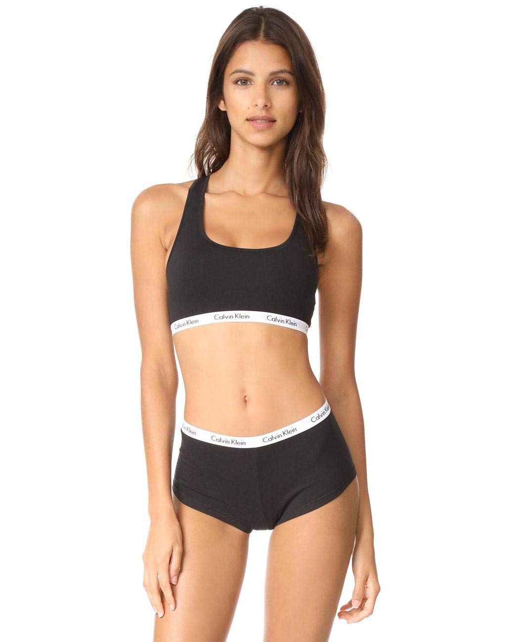 calvin klein black underwear women's