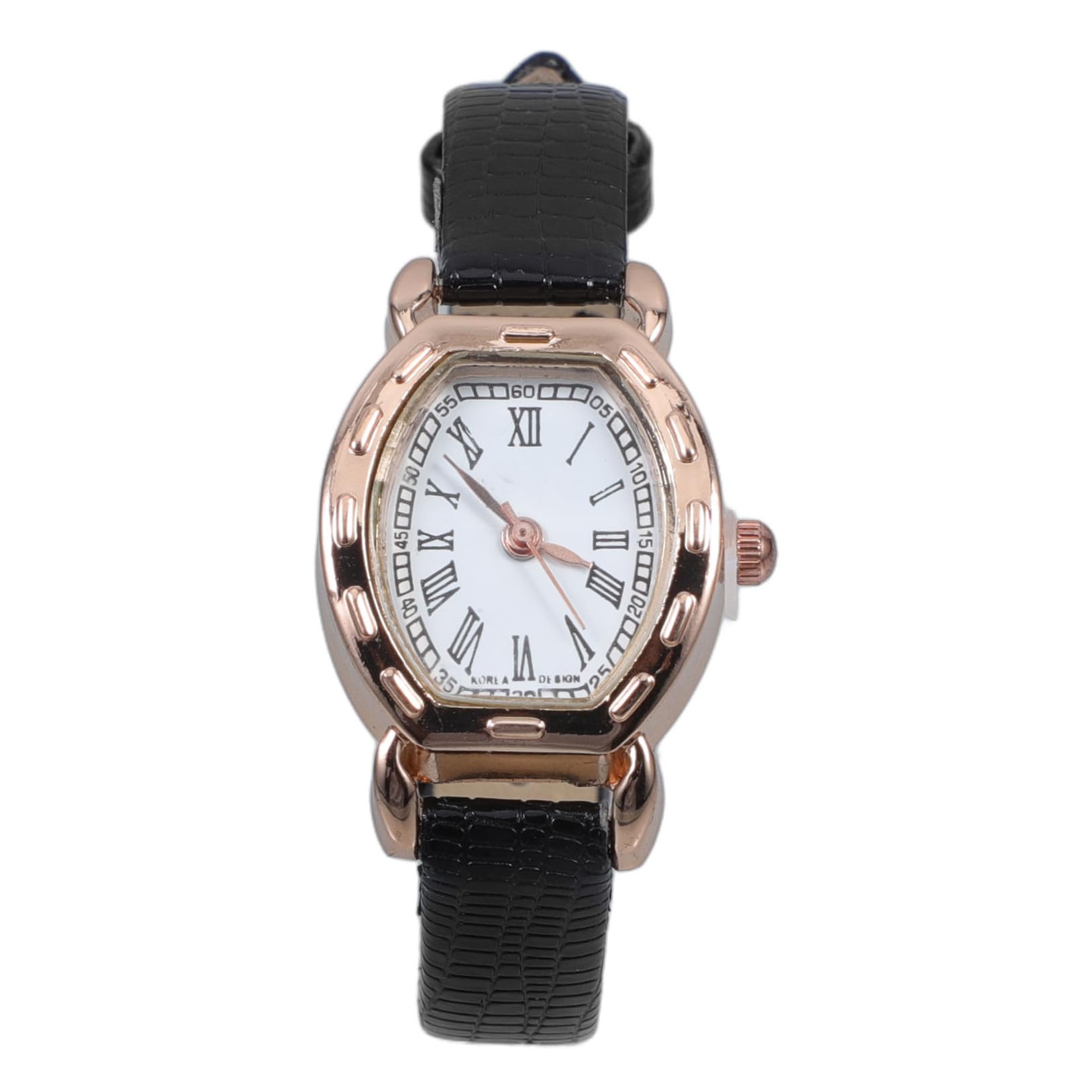 Hemobllo Lady Quartz Watch Vintage Woman Wrist Watch Valentine Day Girls Wrist Jewelry Black Quartz Wristwatches Wristband Bracelet for Women Female Valentine Watch