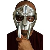US HANDICRAFTS MF Doom Mask Roman Gladiator Helmet, Medieval Knight Viking Steel Face Mask for Men & Women, Reenactment Cosplay Armor Costume Prop for Halloween Party