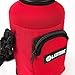 45 Degree Latitude Beer Growler 64oz Protective Carrier Tote Red Nylon & Neoprene Sleeve with Shoulder Strap (Bottle Sold Separately) - Red